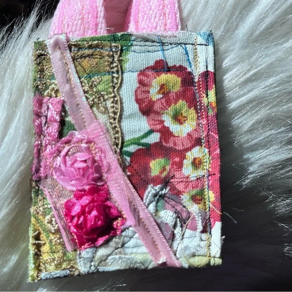 RUBYRUDI Necklace Purse, Hand Crafted, Amulet Wallet Pouch Artisan OOAK Signed